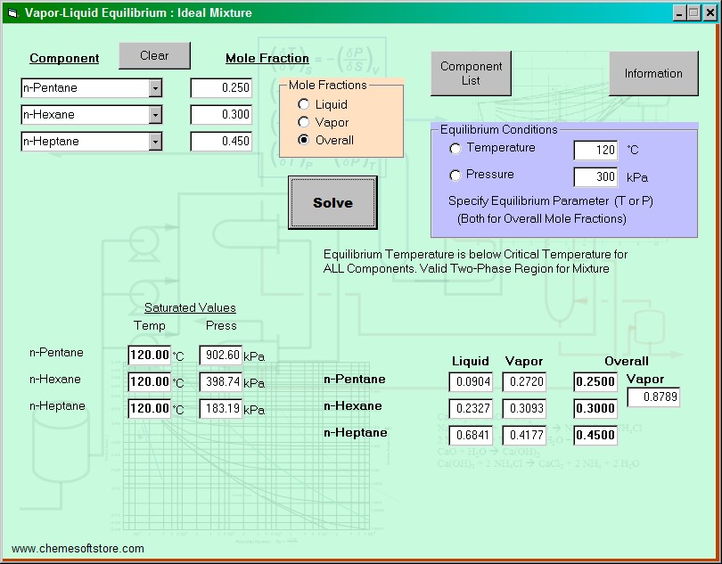 App for VLE Calculations
